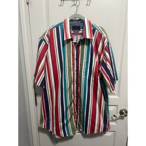 Vintage striped western shirt by Cotton Club by Block
